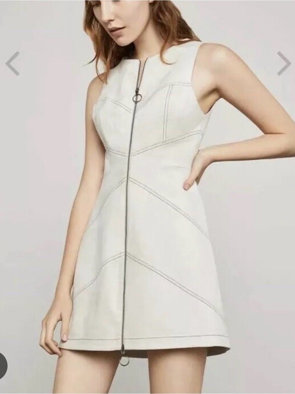 BCBGMaxAzria Aliana Suede Dress